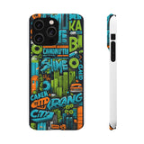 Urban Graffiti Style Phone Case - Cool and Chic for Girls