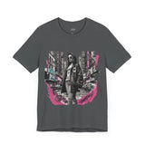 Women's Urban Cityscape Tee - Stylish Graphic Streetwear