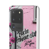 Graffiti Phone Case: Urban Chic with a Feminine Twist - Phone Case by Printify | Unique designs from ArteoDesign