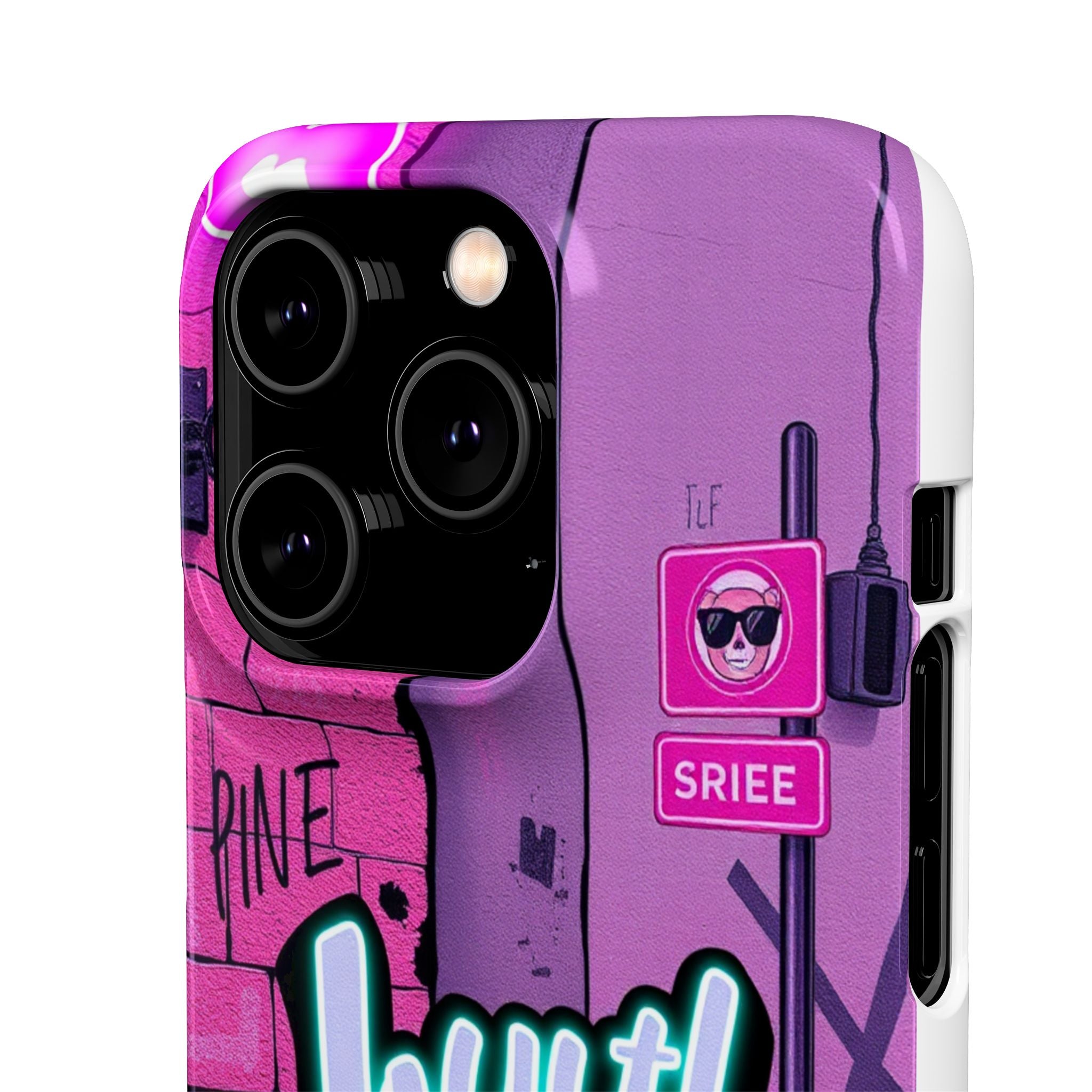 Chic Urban Graffiti Phone Case for Girls - Cool Street Style