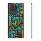 Urban Graffiti Style Phone Case - Cool and Chic for Girls