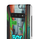 Urban Graffiti Phone Case for Boys - Gritty Streetwear Style