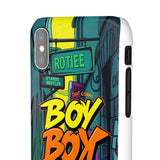 Graffiti Phone Case: Urban Chic with London Skyline for Girl - Phone Case by Printify | Unique designs from ArteoDesign