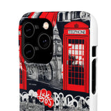 Edgy London Street Art Graffiti Phone Case for Boys