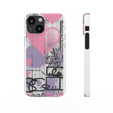 Chic Urban Graffiti Phone Case for Girls - Street Art Design