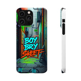 Urban Graffiti Phone Case for Boys - Gritty Streetwear Style