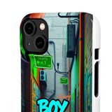 Urban Graffiti Phone Case - Gritty Streetwear for Boys