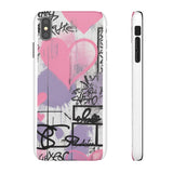 Chic Urban Graffiti Phone Case for Girls - Street Art Design