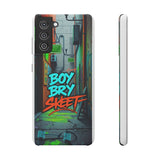 Urban Graffiti Phone Case - Gritty Streetwear for Boys