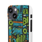 Urban Graffiti Style Phone Case - Cool and Chic for Girls