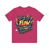 Flow Beats Tee - Graffiti Streetwear for Music Lovers