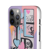 Graffiti Street Art-Inspired Phone Case for Girls