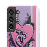 Graffiti Phone Case: Urban Chic for Girls with London Skylin - Phone Case by Printify | Unique designs from ArteoDesign