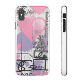 Chic Urban Graffiti Phone Case for Girls - Street Art Design