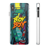 Graffiti Phone Case: Urban Chic with London Skyline for Girl - Phone Case by Printify | Unique designs from ArteoDesign