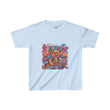 Vibrant Abstract Art T-Shirt – Colorful Cartoon Street Style