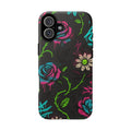 Urban Floral Graffiti Phone Case – Neon Street Art Vibes for iPhone & Samsung