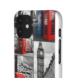 Graffiti Phone Case: London Skyline, Neon Accents, Edgy Styl - Phone Case by Printify | Unique designs from ArteoDesign