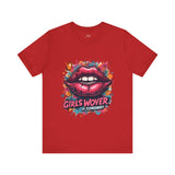 Bold Pink Graphic T-Shirt – Lip Art Design for Women