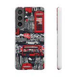 Edgy London Street Art Graffiti Phone Case for Boys