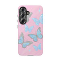 Y2K Butterfly Pink iPhone Case – Glitter Aesthetic
