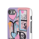 Graffiti Phone Case for Girls: Urban Chic Meets Feminine Sty - Phone Case by Printify | Unique designs from ArteoDesign