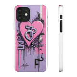 Graffiti Phone Case: Urban Chic for Girls with London Skylin - Phone Case by Printify | Unique designs from ArteoDesign