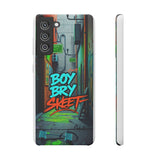 Urban Graffiti Phone Case - Gritty Streetwear for Boys