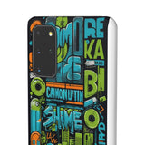 Graffiti Chic Phone Case: Urban Style with a Feminine Twist - Phone Case by Printify | Unique designs from ArteoDesign