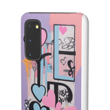 Graffiti Street Art-Inspired Phone Case for Girls