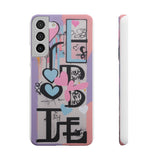 Graffiti Street Art-Inspired Phone Case for Girls