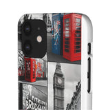 Graffiti Phone Case: London Skyline, Neon Accents, Edgy Styl - Phone Case by Printify | Unique designs from ArteoDesign