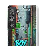 Urban Graffiti Phone Case - Gritty Streetwear for Boys