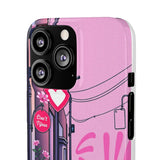 Graffiti Streetwear Phone Case for Girls - Soft, Bold Style