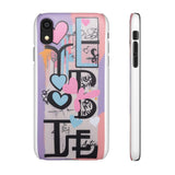 Graffiti Phone Case for Girls: Urban Chic Meets Feminine Sty - Phone Case by Printify | Unique designs from ArteoDesign