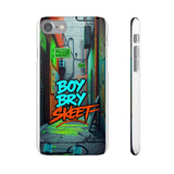 Urban Graffiti Phone Case - Gritty Streetwear for Boys