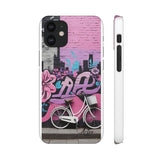 Chic Graffiti Phone Case - Feminine Urban Style for Girls