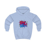 Stay Wild Kids Hoodie - Vibrant and Playful Graphic Design