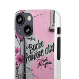 Graffiti Phone Case: Urban Chic with a Feminine Twist - Phone Case by Printify | Unique designs from ArteoDesign