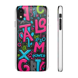 Graffiti Phone Case for Girls: Urban Chic Meets Street Style - Phone Case by Printify | Unique designs from ArteoDesign