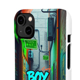 Urban Graffiti Phone Case - Gritty Streetwear for Boys