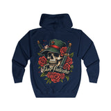 Bold Skull & Roses Streetwear Hoodie