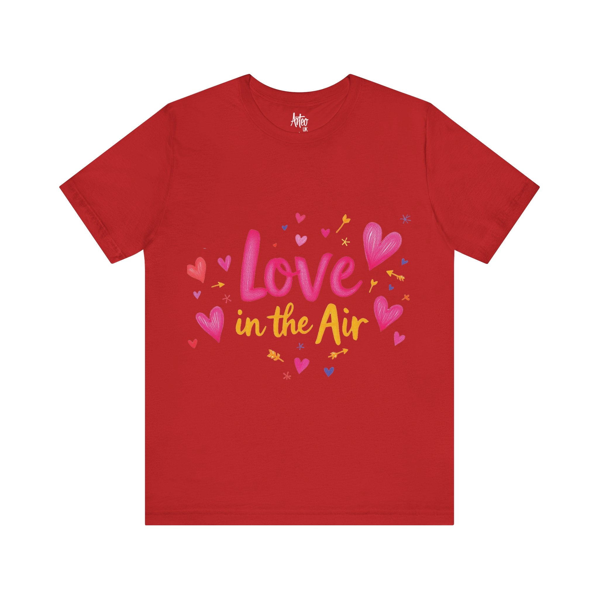 White Love in the Air T-Shirt - Whimsical Design