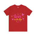 White Love in the Air T-Shirt - Whimsical Design