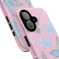 Y2K Butterfly Pink iPhone Case – Glitter Aesthetic
