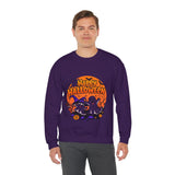 Bat Attack Unisex Sweatshirt - Spooky Halloween Style for All