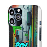 Urban Graffiti Phone Case - Gritty Streetwear for Boys