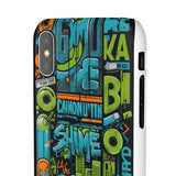 Urban Graffiti Style Phone Case - Cool and Chic for Girls