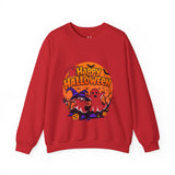 Happy Halloween Sweatshirt – Ghosts & Pumpkins Graphic