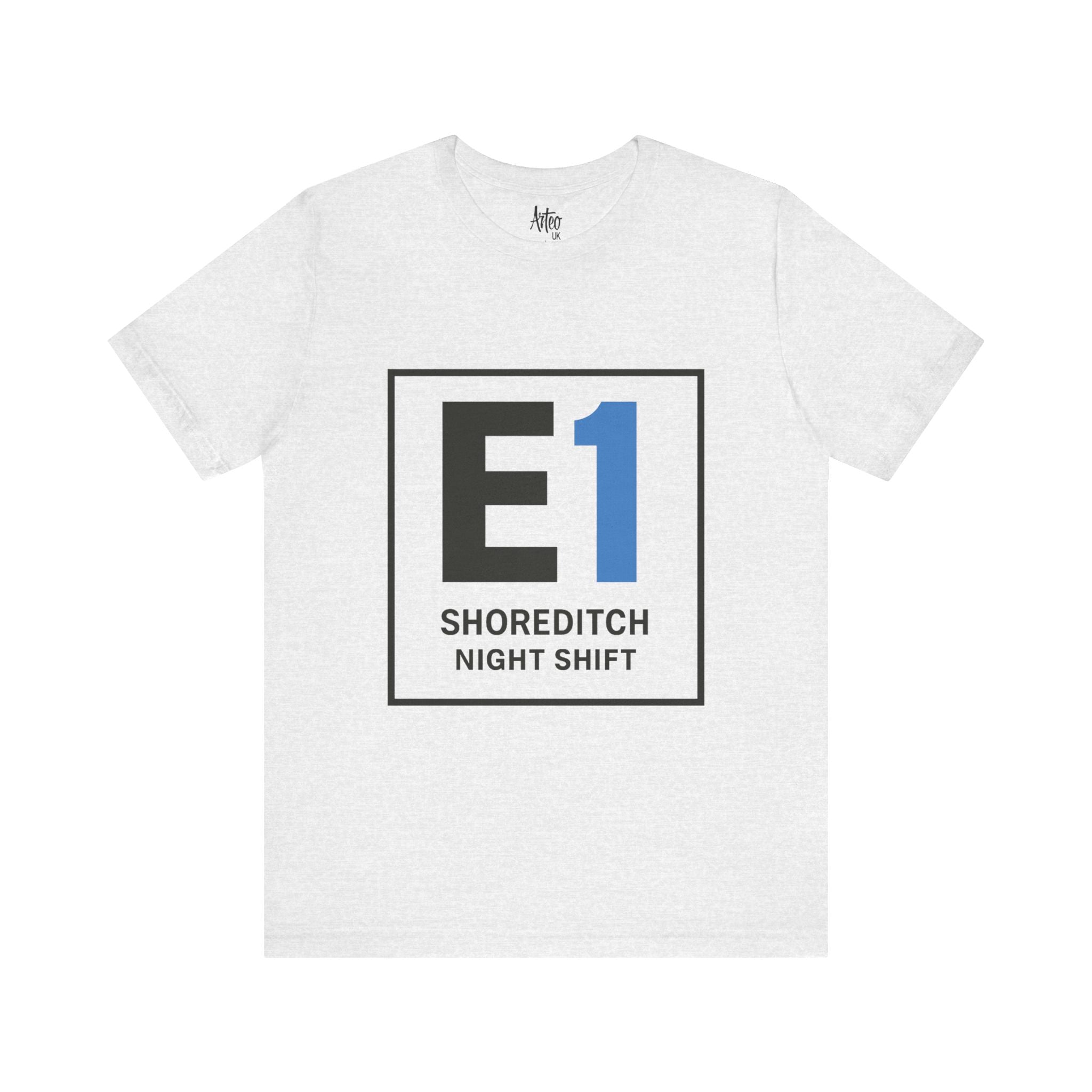 E1 Shoreditch Night Shift Graphic T-Shirt – Unisex
